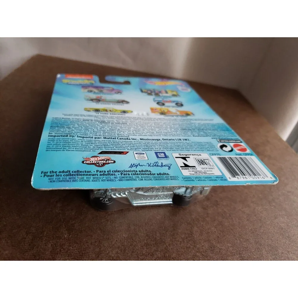Hot Wheels '34 DODGE DELIVERY Silver & Blue Pop Culture Sponge Bob Square Pants